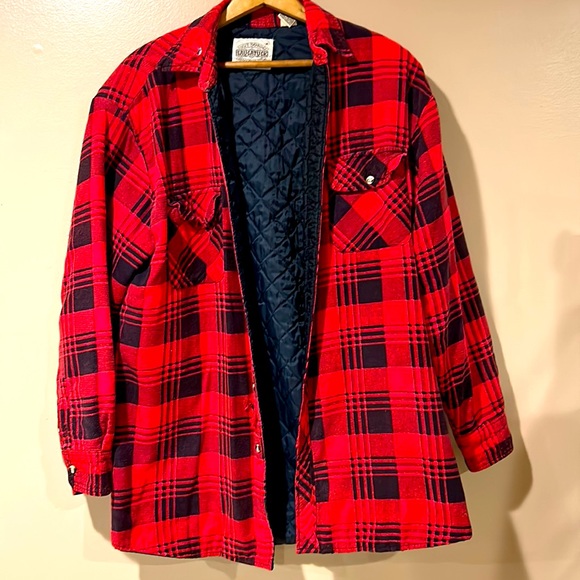 Saugatuck vintage distressed buffalo plaid shacket - Picture 1 of 6